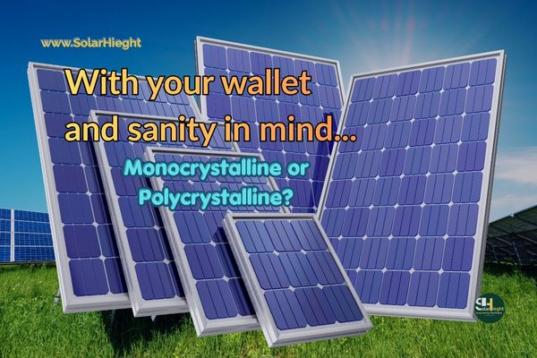 An image of solar panels on display indicating the existence of different panels and the choice Nigerians have in the face of these two main types.