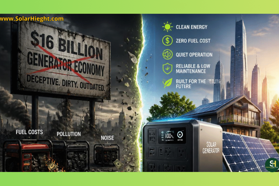 Two scenarios are presented: one depicting an economy reliant on generators and the other a promise of renewable energy. This post uses both to illustrate the waste people are forced to endure following power outages and the subsequent reliance on generators to power various sectors of the economy. The situation in Nigeria is not improving and the solution as evidence show in this blog, is solar energy.